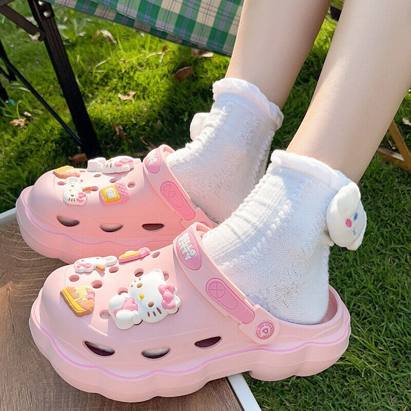 Hello kitty Clogs Kids' Anti-Slip Slippers for Girls Boys