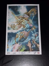 2015 NYCC CRYSALIS #0 ART PRINT - ART BY EBAS & NEI RUFFINO 11"x17"