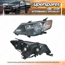 Superspares Left Headlight for Mitsubishi Outlander ZG 11/2006-07/2009