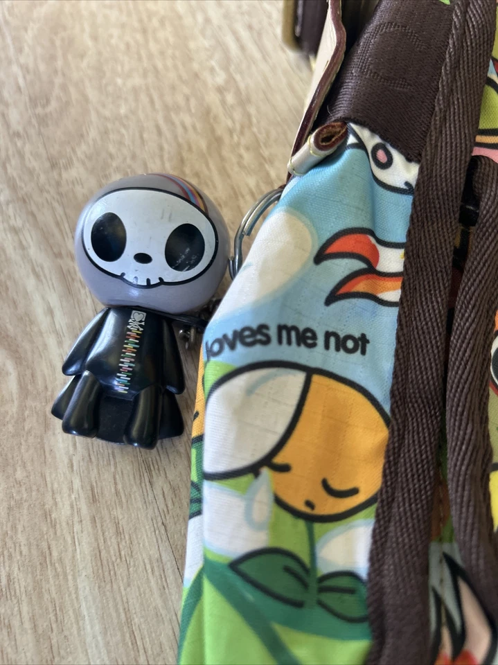 Tokidoki Le Sportsac Stellina Messenger Bag Purse Foresta Green X Body Kawaii - Image 4 of 4