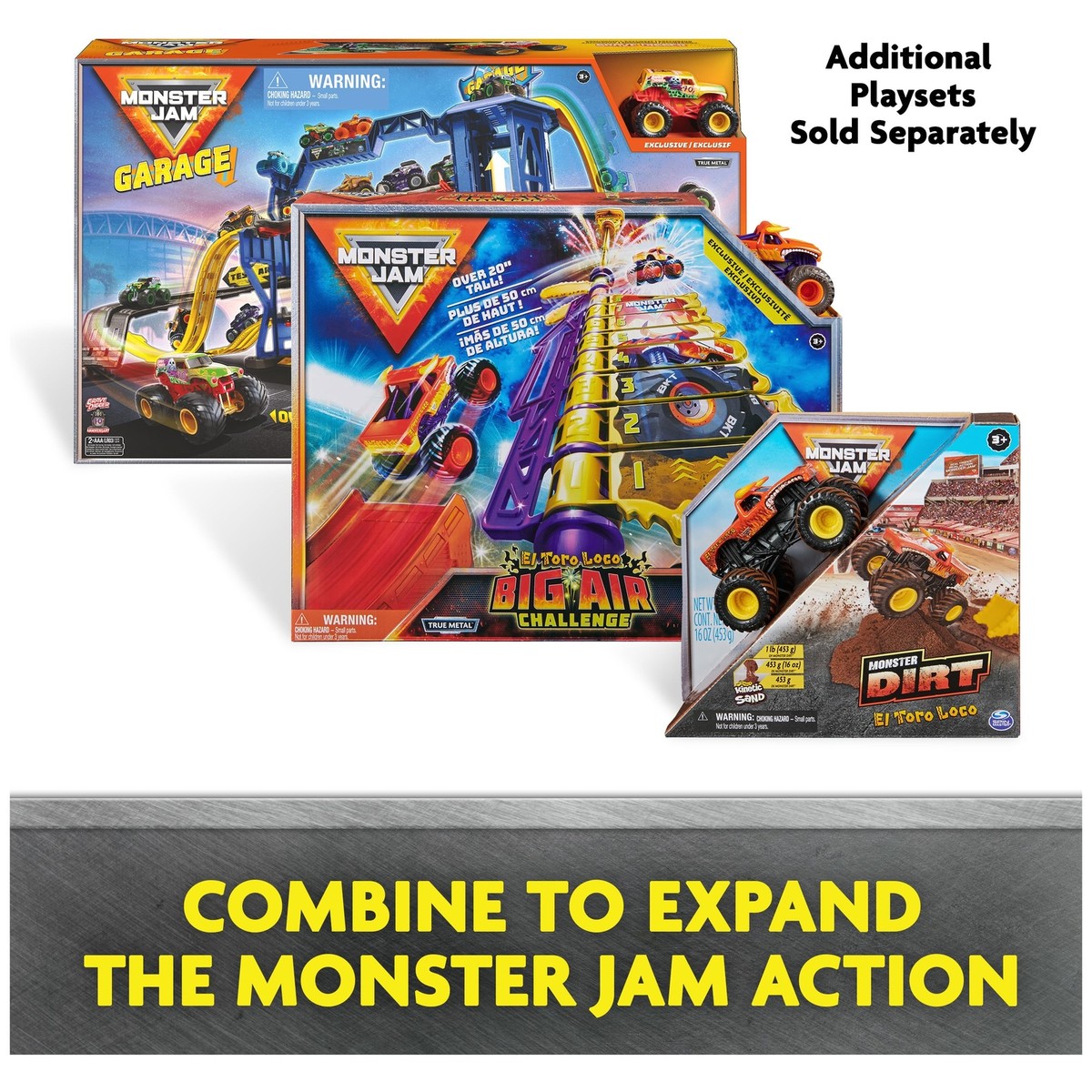 Official 12-pack of 1 64 Scale Die-cast Monster Trucks Amazon for