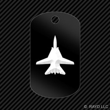 F-14 Tomcat Keychain GI dog tag engraved many colors F14