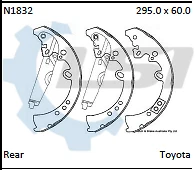 Juego de zapatas de freno traseras y tambor de freno para Toyota Hilux 4x4 KUN25 KUN26 GGN25 05-18 Foto 2 de 2