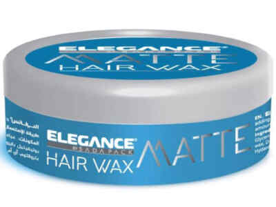 Elegance Matte Hair Wax 140g - Low shine matte cream- Gel/Pomade/Cream