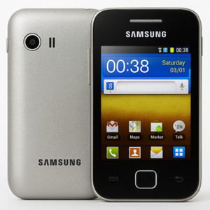 Samsung Galaxy Y S5360 silber entsperrt 180MB 3" Android Smartphone
