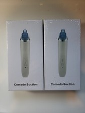 Lot of 2 Comedo Beauty Suction Device for Skin Care Acne Blemish Treatment