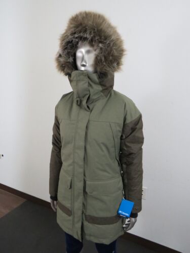 NWT Womens Columbia Mount Si Down Insulated Winter Parka Hooded Jacket - Green - Picture 2 of 15