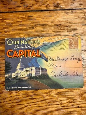 Vintage Washington DC Capital Travel Visitor Collector Set Post Cards . 1937. GB