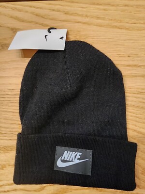 Nike Sportswear Cuff Futura Flash Beanie Black Adult Unisex One Size DO8145 010