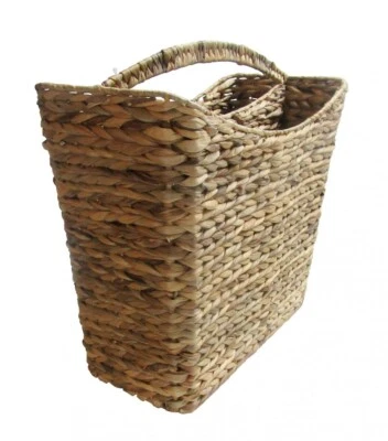 Zeitungsständer Ständer  Zeitschriften Organizer Halter Wasserhyazinthe Natur  - Bild 1 von 3