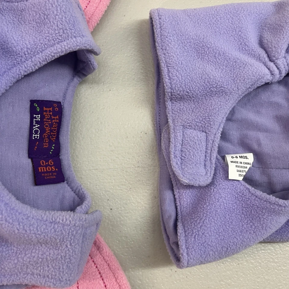 Happy Halloween Place Butterfly Costume Girls 0-6 Mth Purple/Pink Padded - Image 2 of 3