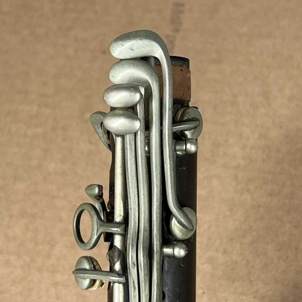 Vintage Black Clarinet Original Upper Joint Replacement Parts 97671 - Image 3 of 4