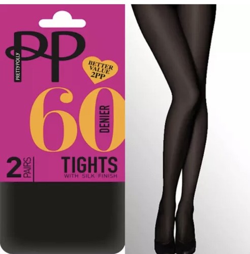 Pretty Polly Opaque Tights 60 Denier 2 