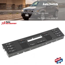 For BMW X5 540i 528i M5 525i 530i  A/C Climate Control Button Set 64118375645