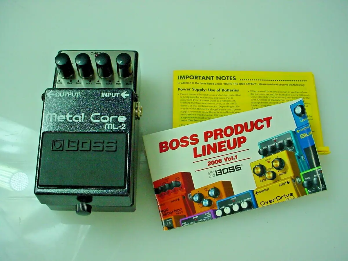 BOSS GUITAR EFFECTS PEDAL BOSS METAL CORE ML-2 | eBay