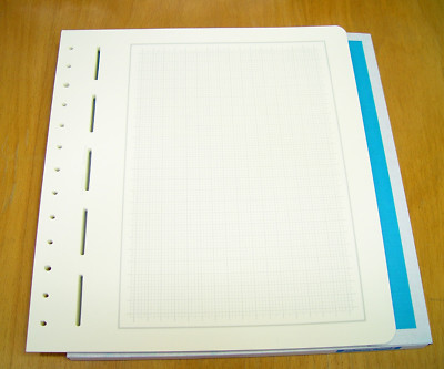 LEUCHTTURM  PRIMUS A graues Netz, grauer Rand 50 Neutrale Albenblätter 304004