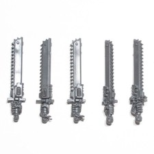 Warhammer 40K Black Templars Sword Brethren Chainsword x 5 Bits