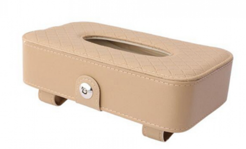 Car napkin holder, car supplies, leather tissue box, towel dispenser, car - Picture 13 of 17