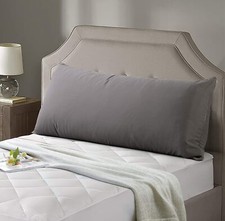 Microfiber body pillowcase/pillowcase, 21  x54  with hidden zipper closure