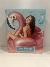 South Beach Giant Flamingo Inflatable Pool Float