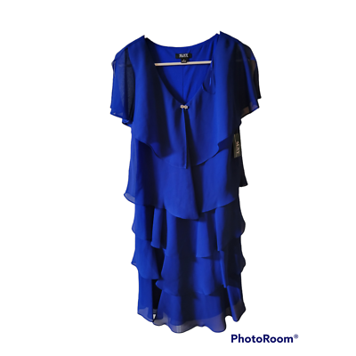 Sl Fashions Tiered Rhinestone Capelet Dress - Size: MEDIUM | eBay Sl Fashions Tiered Rhinestone Capelet Dress - Size: MEDIUM | eBay