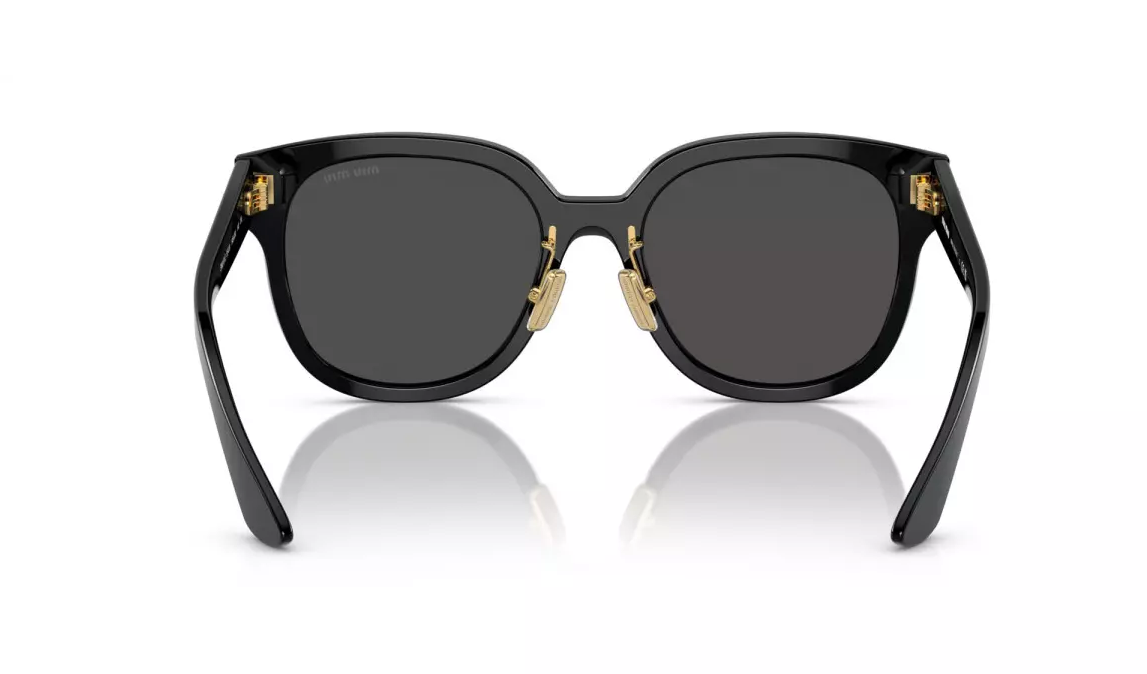 Miu Miu Sunglasses MU 01ZS 1AB5S0 Black grey Woman | eBay