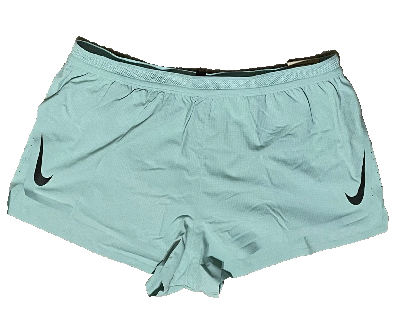 Nike Aeroswift Dri-Fit ADV 2” Mineral Running Shorts Size Men's Large CJ7837-309