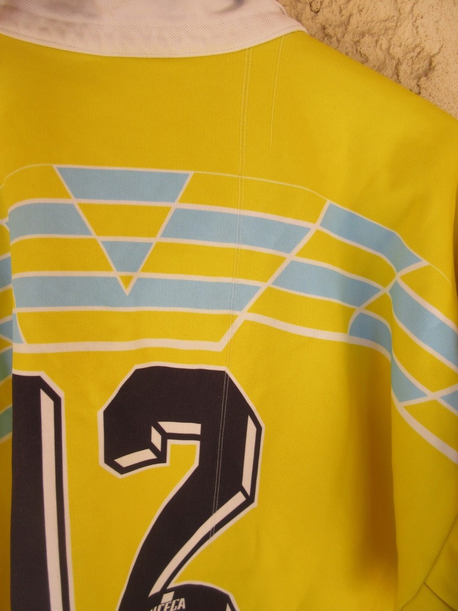 Maillot De Rugby RCLA XIII Les Minotaures – Taille L, Jaune, Porté N°10, Club Français