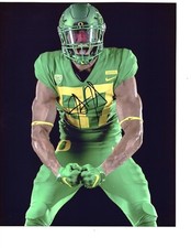 Jalen Jelks Oregon Ducks signed autographed 8x10 football photo 2019 NFL Draft c