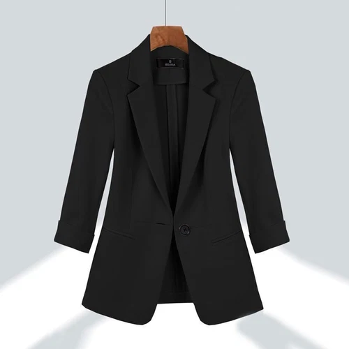 Damen Hosen 2-teiliges Set Frühling Büro Damen Anzug Blazer Mantel Hose Outfits - Bild 6 von 18