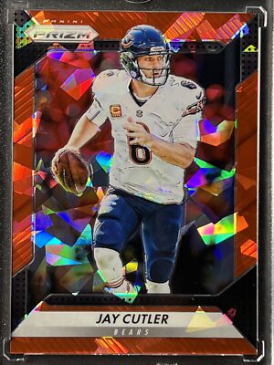 2016 Panini Jay Cutler 09/75 Prizm Football Red Cracked Ice No.167 Bears QB  
