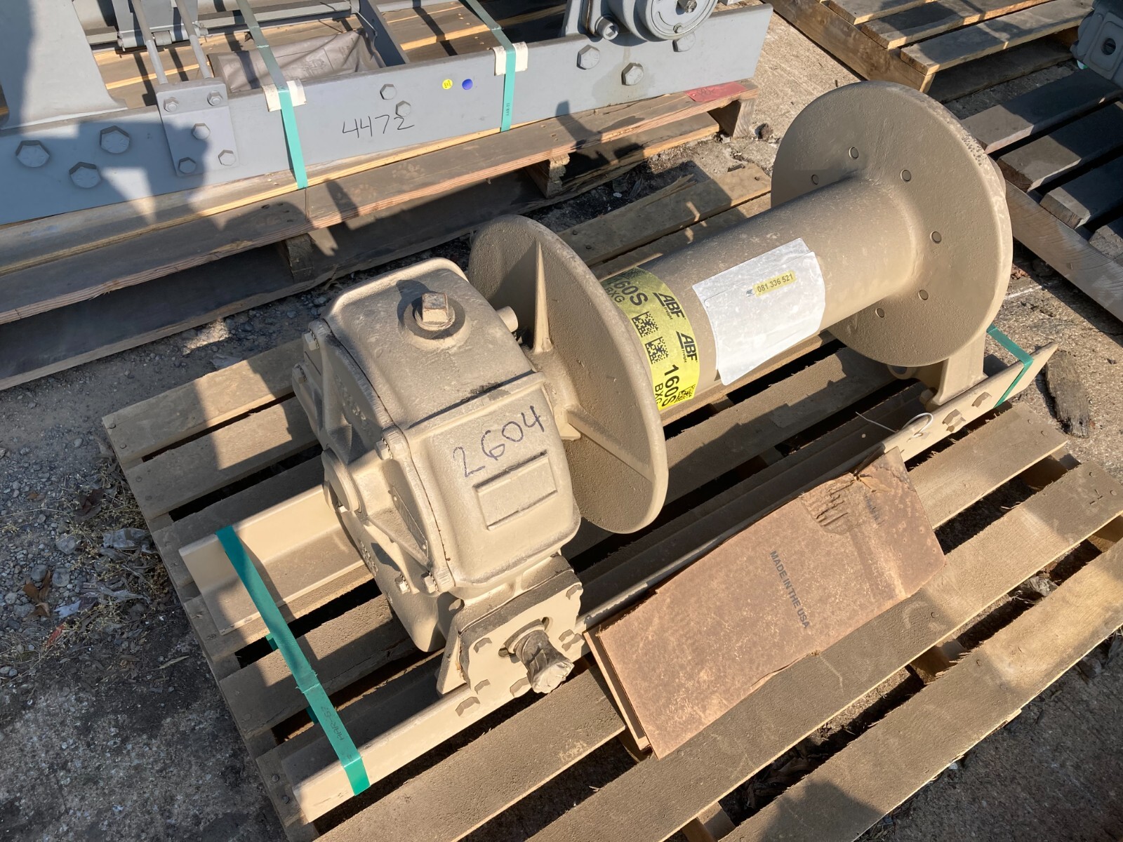 Braden Worm Gear Mechanical Winch AMS1018A R RA, New Old Stock, p/n