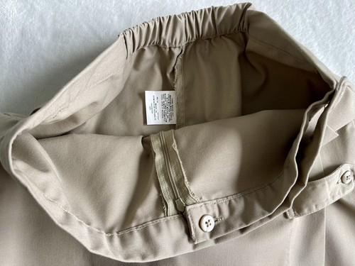 SCHOOL APPAREL Teen Uniform Skirt With Shorts Color Khaki Beige Size 10 - Picture 5 of 8