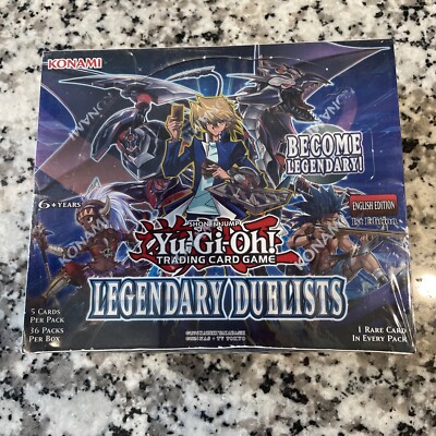 Yugioh Legendary Duelists (LEDU) Booster Box Brand New Factory Sealed!