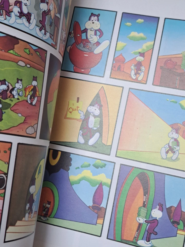 Frank By Jim Woodring Vol. 1 and 2 Fantagraphics 1994 RARE High Grade - Image 4 of 4