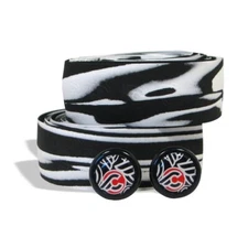 Cinelli ZEBRA CORK Handlebar Tape Bicycle Bar Tape : WHITE/BLACK