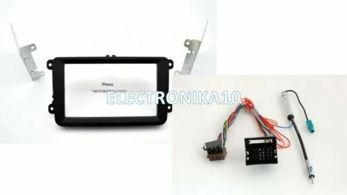 Marcos de montaje Golf de 1 DIN para coches