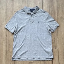 Polo by Ralph Lauren Men  s Polo Shirt Large Gray Short Sleeve Classic Fit