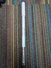 VINTAGE SILCA IMPERO BICYCLE FRAME PUMP, WHITE, 43 CM UNCOMPRESSED, SILCA HEAD