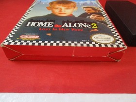 Home Alone 2 Lost In New York (Nintendo NES) COMPLETE w/ Box manual game WORKS!