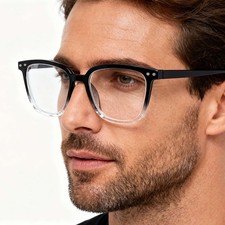 Mens Unisex Blue Light Blocking Reading Glasses Black Spring Hinge Readers new
