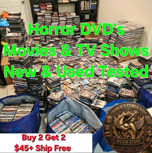 Horror DVD Movies Lot | New & Used | VG+ Tested | Combined Shipping