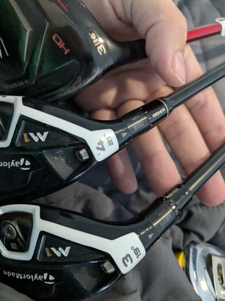 Left Taylormade Stealth 2 HD,M1 wood set. 3.3,4 hybrids.16,19,21.Senior,regular - Image 2 of 4