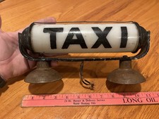 Nite Lite Sign Company Antique Taxi Light Cab Topper State College Part 129932