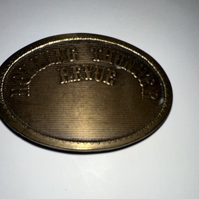 :Vintage 1976 Bob Dylan Rolling Thunder Revue Tour Belt Buckle Bergamot Rare