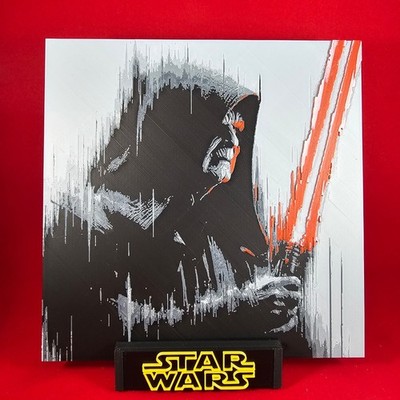 Sci-Fi Galaxy Character 3D Wall Art 8x8 Display Panel w StandHigh-quality