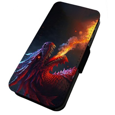 TO CLEAR PRINTED FLIP & CLIP iPhone, Samsung, Huawei, Oppo Mythical Dragon