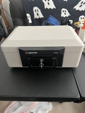 Cofre de seguridad Sentry Fire Safe 1100 a prueba de fuego con 2 llaves - usado pero en excelente estado