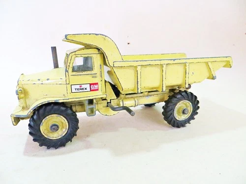 DINKY 965 TEREX GM REAR DUMP/DUMPER QUARRY TRUCK. VINTAGE, ORIGINAL. COMPLETE.