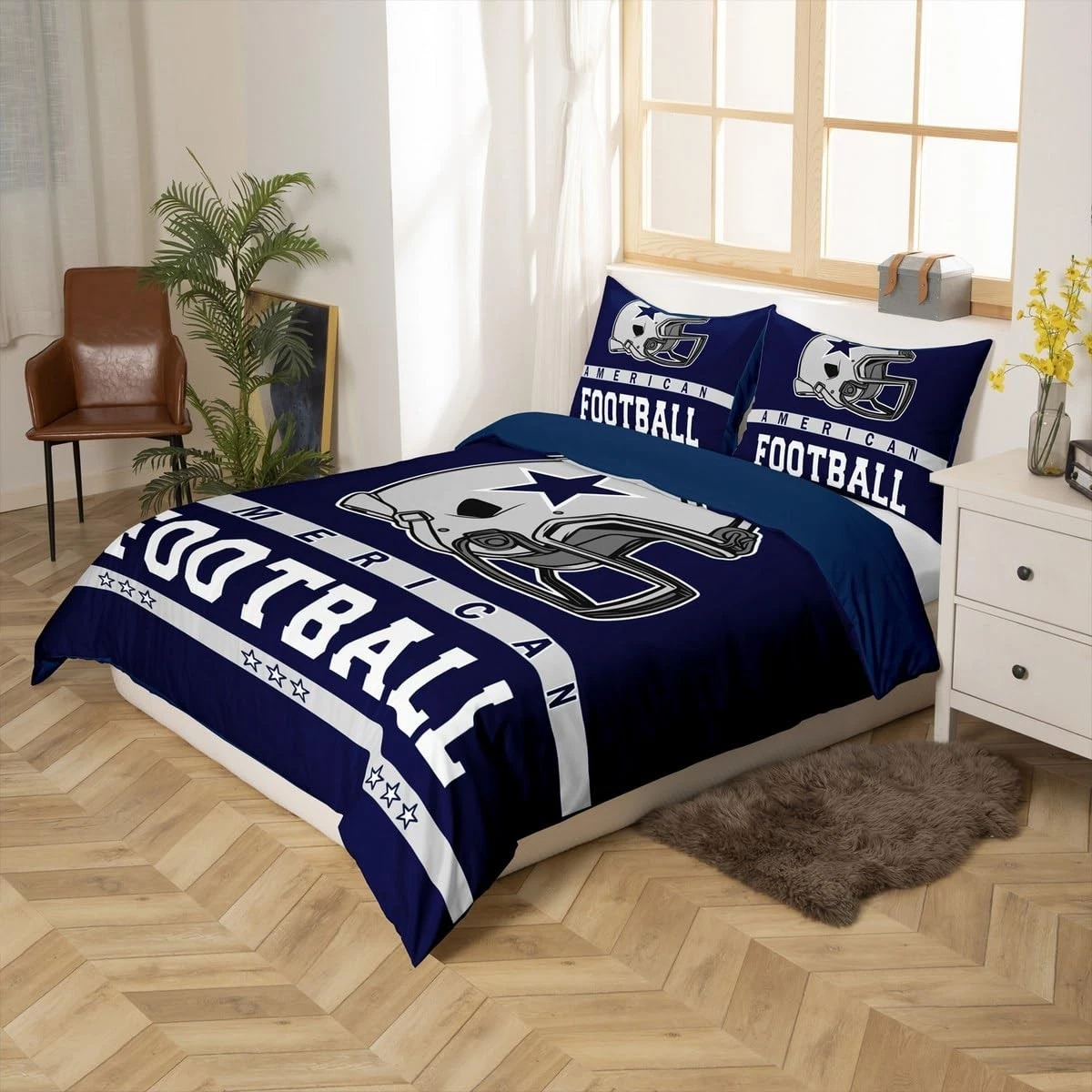 American Football Boys Bedding Set